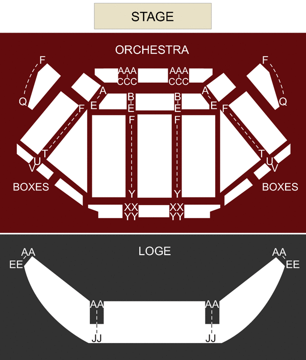 Tilles Center Concert Hall Seating Chart