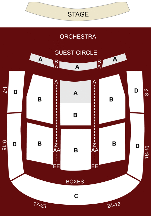 ArtisNaples, Naples, FL Seating Chart & Stage Naples Theater